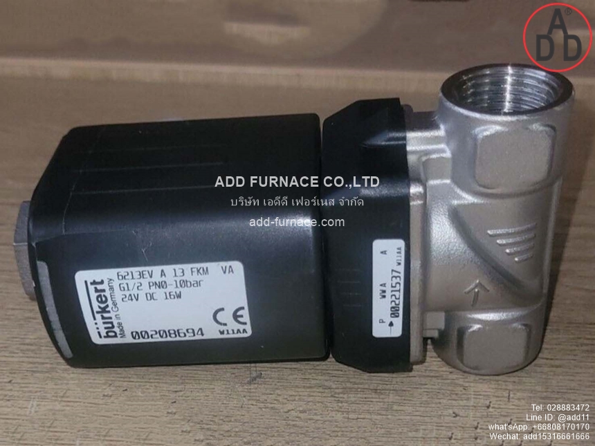 Burkert 6213EV A 13 FKM VA (6)